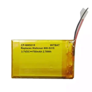 New battery for SONY Walkman NW-S313 NW-S315,AHB303450