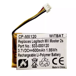 New battery for Logitech AHB572535,533-000120
