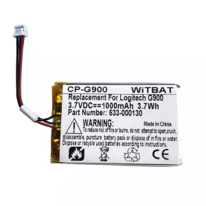 New battery for Logitech Illuminated Living-Room Keyboard K830,533-000112