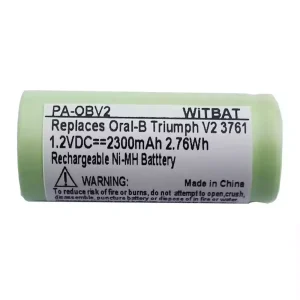 New battery for Braun Oral-B D25,D28,D29,D30,D32,D34,P5000,P6000,P7000