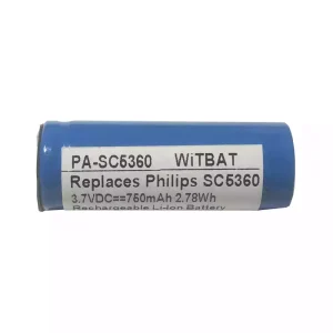 New battery for Philips SC5360, SC5275, BSC200, SC5320, SC5278 Facial Cleansing Brushes