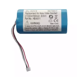 New battery for Aosu Video Doorbell V8,V8S,V8P,V8 pro,HB-AX11